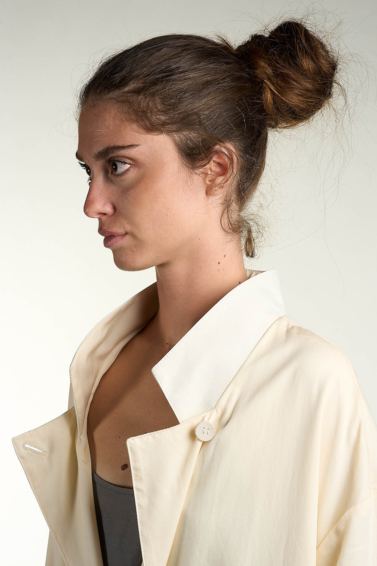 DANIELE BASTA LEATHER AND SILVER JACKET